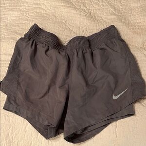 Nike Women's Grey Athletic Shorts